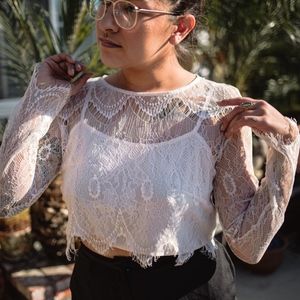 Crop Top Long Sleeve